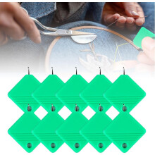 (10Pcs-Green, -) Automaattinen ompeluneulan langoittaja, pikalukkolaite, vaaleansininen