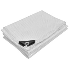 KOTARBAU Ponyva Védőtakaró Erős, Vastag, Univerzális, Megerősített, Vízálló, Átlátszó, Átlátszó Üvegház 120 G/M2 4X5 M