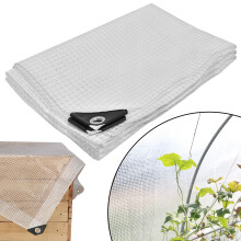 KOTARBAU Ponyva Védőtakaró Erős, Vastag, Univerzális, Megerősített, Vízálló, Átlátszó, Átlátszó Üvegház 120 G/M2 2X4 M