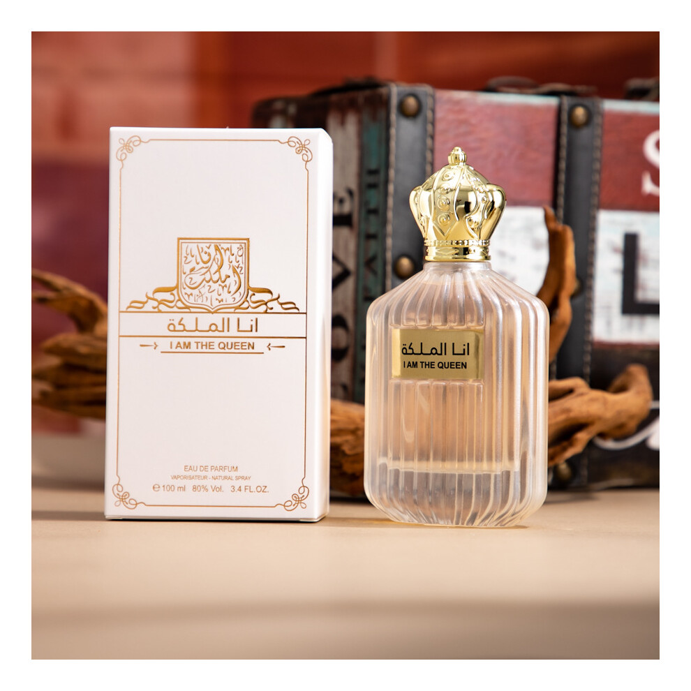 (7297B white) Arabian Dubai Style Unisex Eau de Toilette, Long Lasting Woody Exotic Scent Perfume for Daily Use & Gift