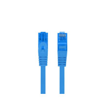 Câble de brassage Lanberg S/FTP cat.6A 1,5 m LSZH CCA Fluke passé bleu