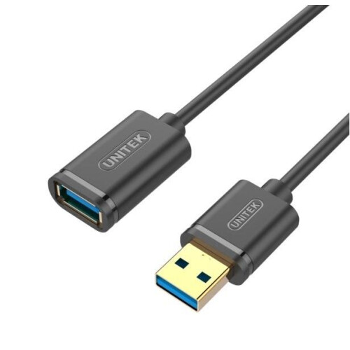 Cable de extensión Unitek Y-C456GBK USB 3.0 AM-AF de 0,5 m