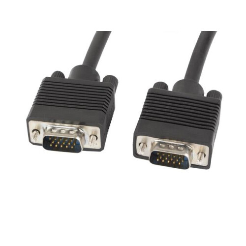 VGA-kabel Lanberg M/M 5m Ferritskärm, svart