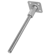 KOTARBAU Függőlegesen Állítható Acél Oszloptalp Horgony Pavilonokhoz, Fészerekhez, Kerítésekhez 80 x 330 mm