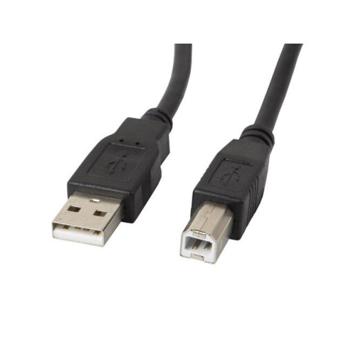 Câble USB 2.0 en ferrite Lanberg AM-BM 0,5 m Noir
