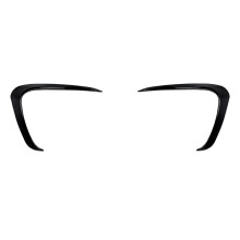 Car Front Bumper Splitter Spoiler Trim Grille Canard for 2011-2015 Front Grille Wind Wing Bright Black
