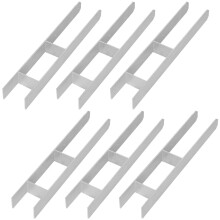 KOTARBAU H-oszlop alap falba építhető konzolhoz horganyzott acél dübel 100 mm 6 darabos készlet