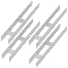 KOTARBAU H-oszlop alap falba szerelhető konzolhoz, horganyzott acél dübel, 70 mm, 4 darabos készlet