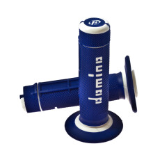 Leva del cambio sinistra + destra Domino Cross (blu/bianco) 22/118mm chiusa (set)