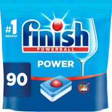 Finish Dishwasher Tablet, Power All in One, 90 Tabs, Fresh Scent, for Everyday Clean and Shine