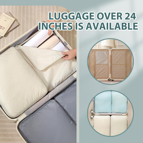 (Blue, M - 40 * 30 * 12cm) Sac compression, gris, XL 1