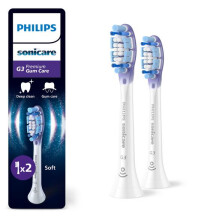 Tête de brosse de rechange - PHILIPS - HX9052/87 - Soin des gencives - Lot de 2 - Blanc/Bleu