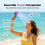 (PINK, -) Mini ventilateur, USB, réglable 7