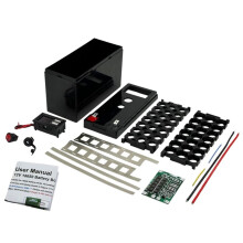Zestaw DIY 12V 3S7P 18650 Bateria Box Kit 12V Box+3X7 Uchwyt 18650+3S 40A BMS+Nickel z Wyświetlaczem Napięcia Dual-USB Power Bank A