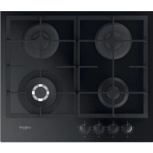 Plaque de cuisson à gaz WHIRLPOOL GOFL629NB1 à flammes multiples, brûleur wok double couronne 59 cm