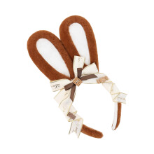Cosplay Headpiece Sweet Style Rabbit Ears-Red brown white