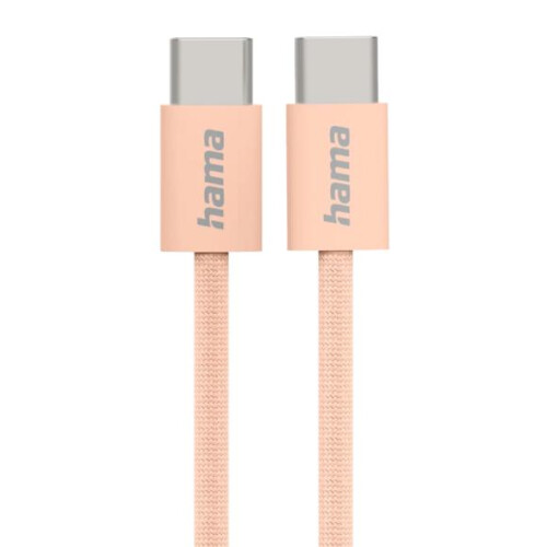 Hama HAMA Data Fabric USB-C-Kabel 1 m Orange
