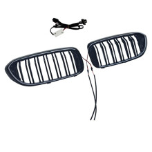 Front Kidney Grille Led Light Racing Grille Luminous Grilles for 5 Series G30 2017-2020