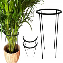 Anneau de support pour plantes Ă fleurs, pince de fixation 2 en 1, M, 33 cm