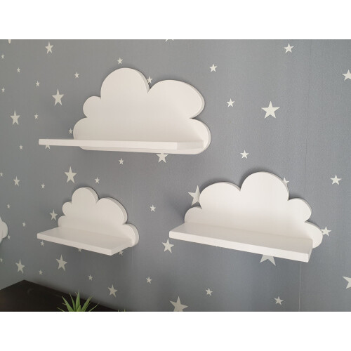 Set di 3 mensole Cloud FANTASY- Prestige