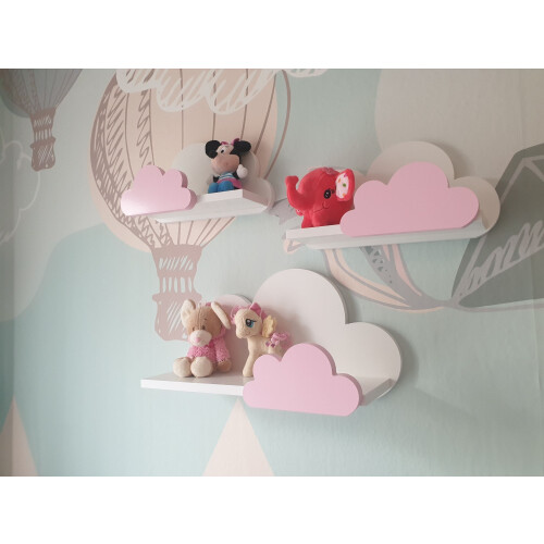 Ensemble de 3 étagères Cloud MOLI - Premium