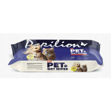 Papilion - Toallitas húmedas para mascotas 50 uds.