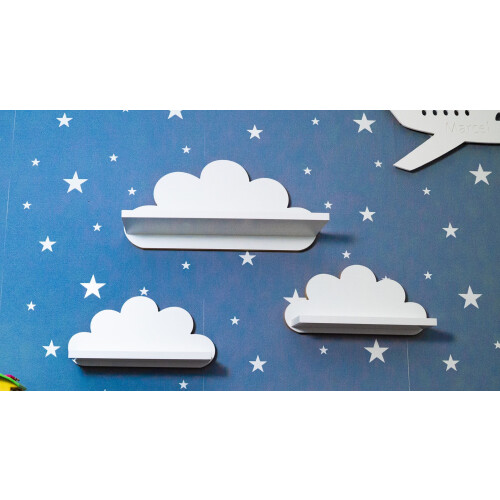 Set di 3 mensole Cloud Amazonka-Prestige