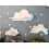 Set di 3 mensole FISIA Cloud con ganci - Elegance 1