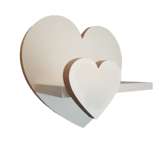 Mensola a forma di cuore EXTRA L - Eleganza
