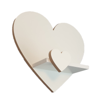 Mensola Heart PLUS XL - Eleganza