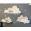 Ensemble de 3 étagères Cloud FANTASY EXTRA- Prestige, blanches 1