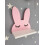 Étagère lapin avec yeux, rose - Galaxy 1