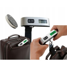 Balance électronique numérique LCD pour bagages de voyage, format de poche, 50 kg
