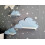 Set di 3 mensole Cloud FANTASY EXTRA - Blu galassia - blu 1
