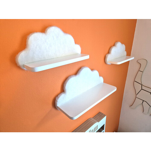 Ensemble de 3 étagères Cloud - Boîtes moelleuses