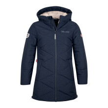 Trollkids piger Bergen Coat vandtæt jakke med hætte marineblå (460-100) 110