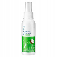 Avon - Spray refrescante para pies con aroma a coco y lima Foot Works 100 ml