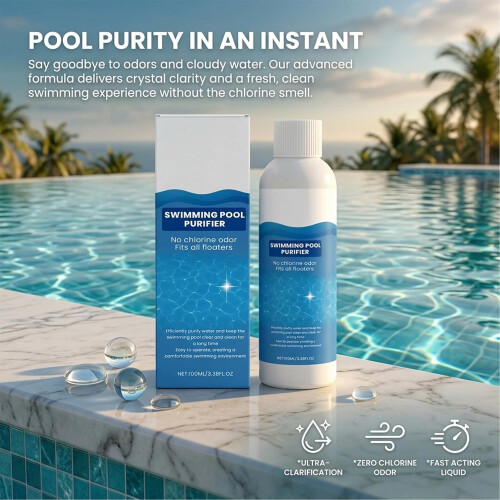 (1pc, -) Clarifiant piscine, action rapide 1