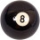 Billardbold nr. 8 sort Ventura 57,2 mm 1