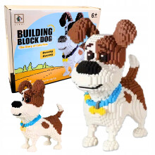 Bausteine Jack Russell Hund Bauset 7100 Teile.