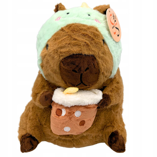 Plüschtier Capybara Dinosaurier Schüttelplüschtier 30 cm
