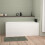 NES Home Nes Home 1500mm x 700mm Standard Square Single Ended Bath With Legs White 2