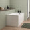 NES Home Nes Home 1500mm x 700mm Standard Square Single Ended Bath With Legs White 3