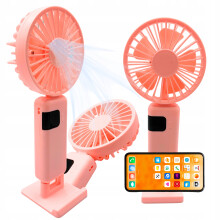 Mini kézi asztali ventilátor csendes összecsukható nagy teljesítményű 3000 mAh USB-C