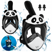 Máscara de snorkel profesional Panda XS de cara completa