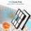Replacement Parts for  Omni E25/E28 Robot Vacuum, 1 Set Rolling Brushes, Roller Mops, Filters,Dust Bags,Side Brushes 4
