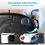 Replacement Parts for  Omni E25/E28 Robot Vacuum, 1 Set Rolling Brushes, Roller Mops, Filters,Dust Bags,Side Brushes 6