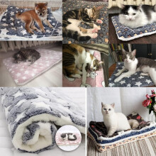 (K, XXL) 2025 Haustier Heizdecke, M, 3XL, 1 Stück, Selbstheizung, Warm, Flanell, Katze, Hund, Kissen, Sofa, Boden, Weich, Kuschel