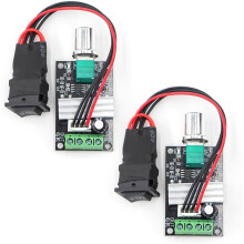 2PCS PWM Motor Speed Controller,6V-28V 3A Reversible Speed Regulator for Low Voltage Brushed Gear Motors