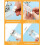 (Black-white(include 150pcs Clips), -) Θήκη κάρτας, PU 4